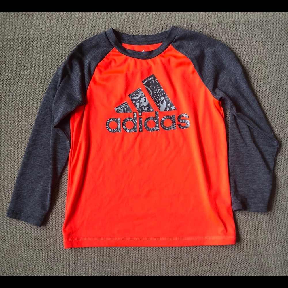 Boys long sleeve Adidas shirt